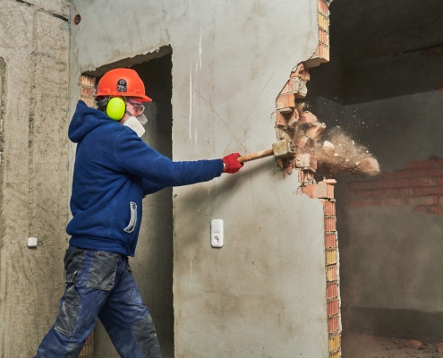 Choix d'un devis de démolition de mur porteur