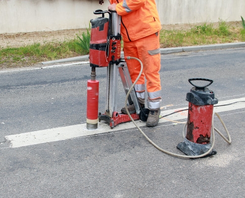 Métier de scieur carotteur