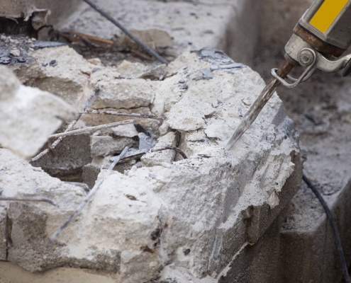 Coût de la démolition d'une dalle en béton