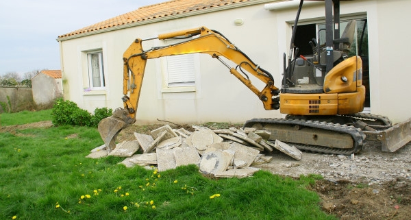 Coût de démolition d'une terrasse en béton
