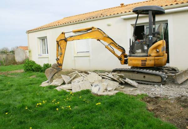 Coût de démolition d'une terrasse en béton
