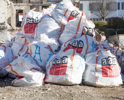 Budget à prévoir pour l'évacuation de déchets en fibrociment amiante